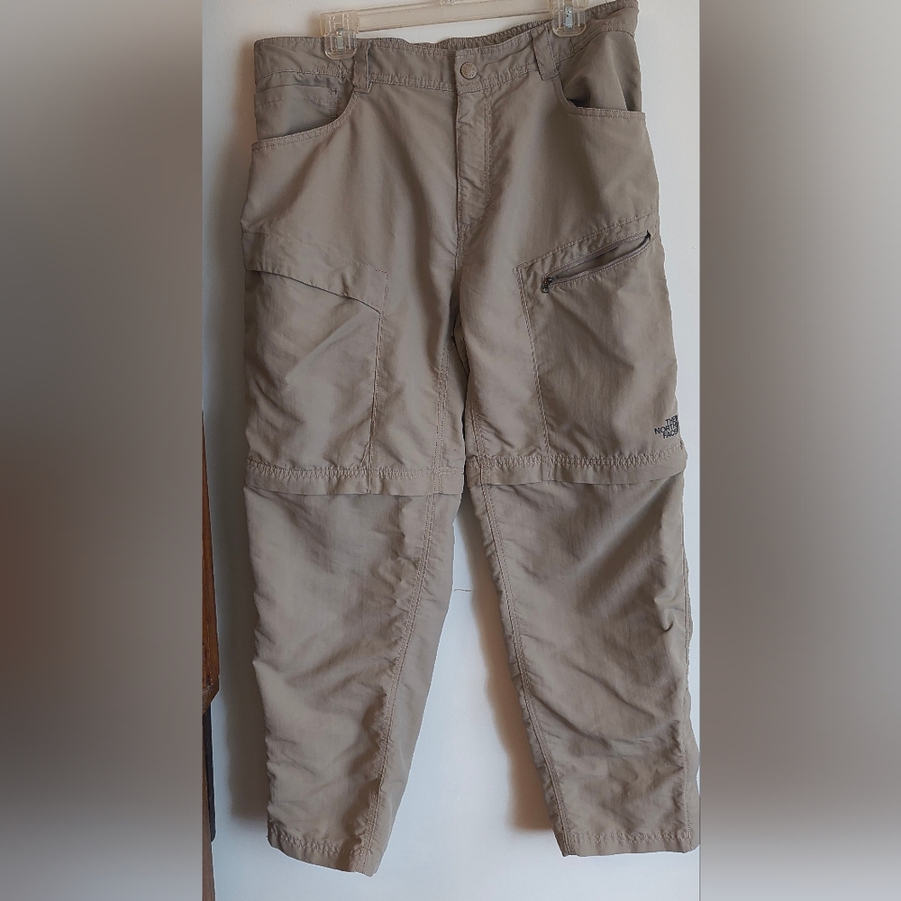 The North Face Mens Tan Large Convertible Hiking Pants/Shorts
